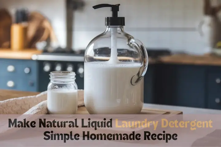 Homemade Liquid Laundry Detergent Recipe